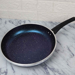 16 Pieces Marble Coated Gift Pack Daisy Cookware Set - Blue - Skcookware