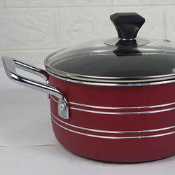 17 Pieces Non-Stick Galaxy Gift Pack Set - Red - Skcookware