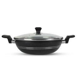 15 Pieces Non-Stick Indigo Gift Pack Set - Black - Skcookware