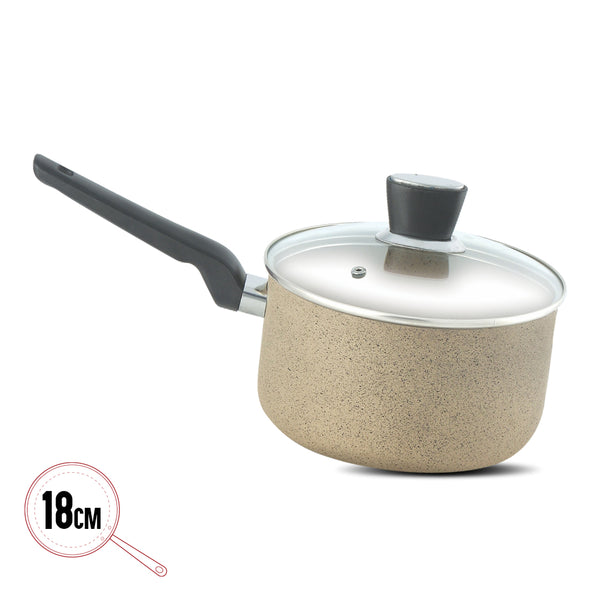 18cm Marble Coated Sauce Pan BP [Minor Fault]