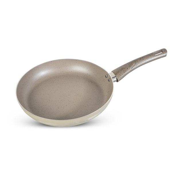 24cm Non Stick Marble Coated Royal Frypan - Beige