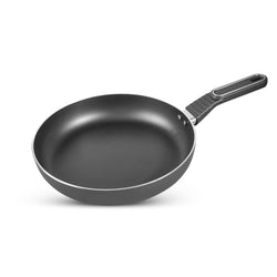 28cm Non Stick Marble Coated Induction Based Royal Frying Pan - Black