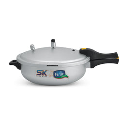 Emerald 2-in-1 Aluminum Pressure Cooker & Karahi/Wok with Free Glass Lid