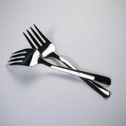 Set of 2 -  Stainless Steel Fruit Forks (Salad Forks) - Plain