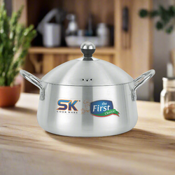 Heavy Gauged Metal Finish Belly Style Casserole