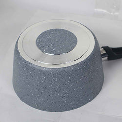 Marble Coated Signature Milk Pan - Gray - Skcookware