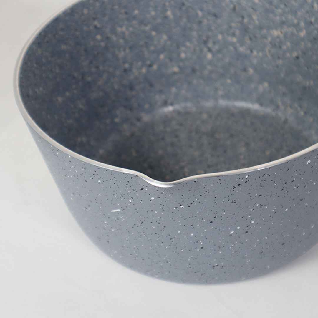 Marble Coated Signature Milk Pan - Gray - Skcookware