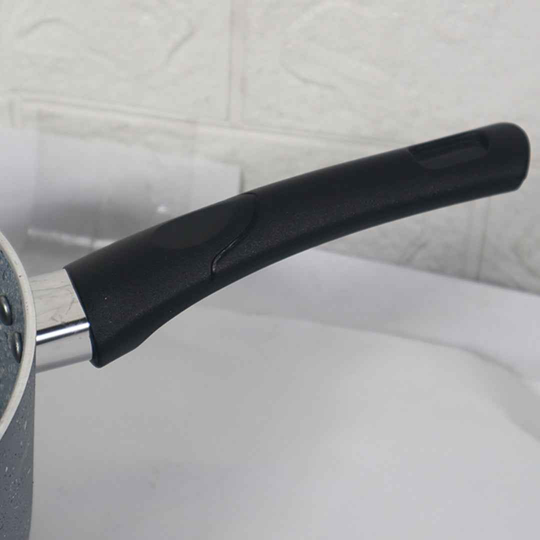 Marble Coated Signature Milk Pan - Gray - Skcookware