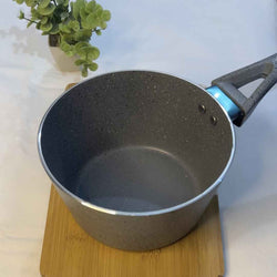 Marble Coated Signature Milk Pan - Gray - Skcookware