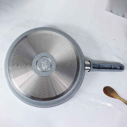 26cm Non Stick Marble Coated Royal Frypan - Grey - Skcookware