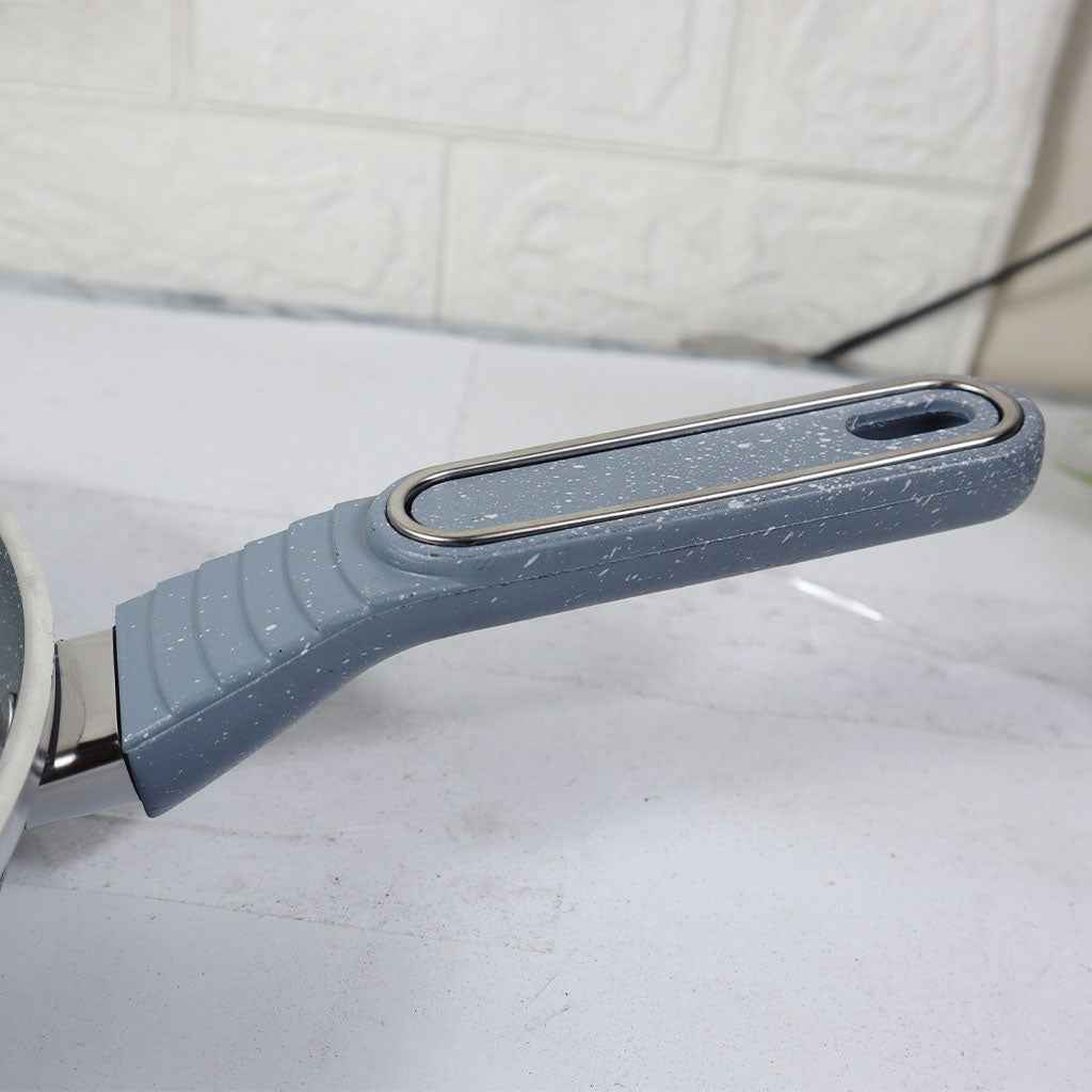 26cm Non Stick Marble Coated Royal Frypan - Grey - Skcookware