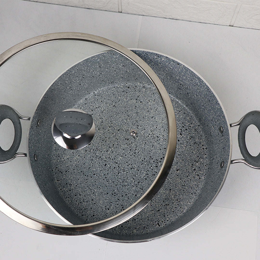 28cm Non Stick Marble Coated Signature Wok (Karahi)