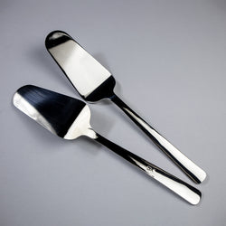 Set of 2 - Stainless Steel Cake/Pizza Lifter Server - (Plain)