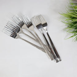 6 Pieces Stainless Steel Table Forks Set