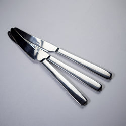 3 Piece Stainless Steel Table Knife Set (Plain)