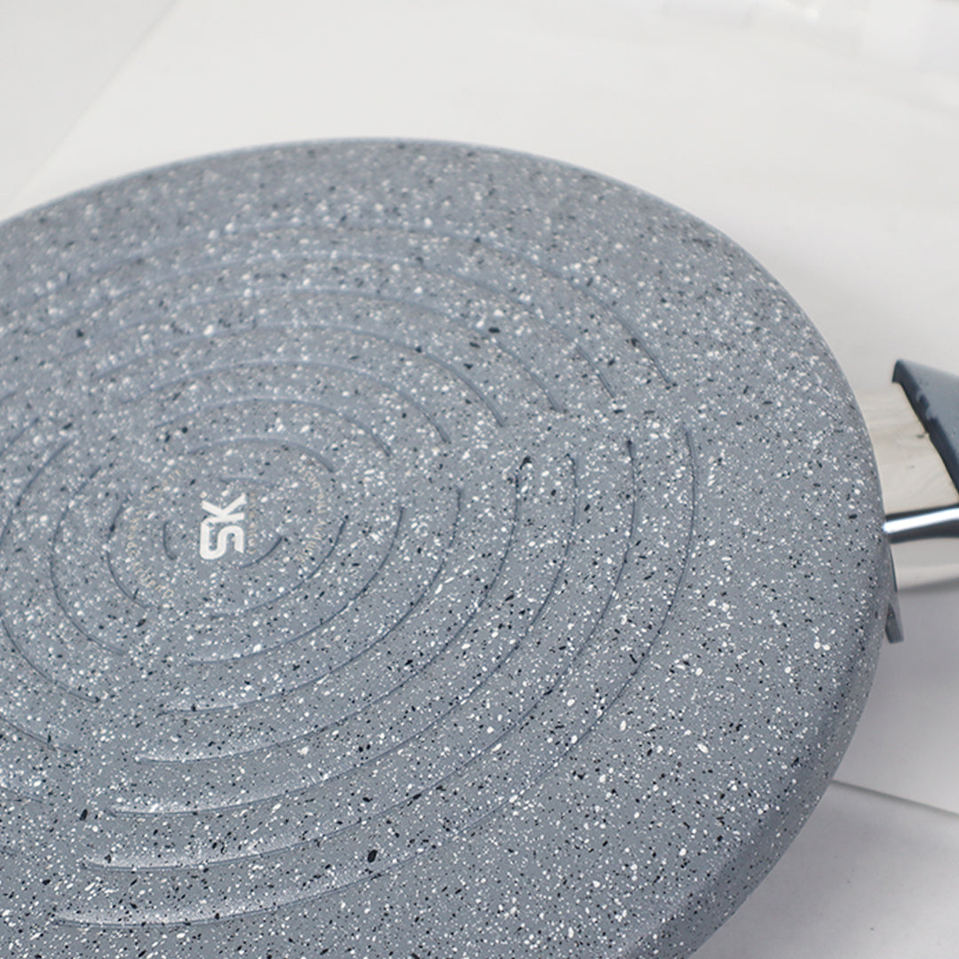 30 cm Marble Coated Signature Grill Pan - Gray