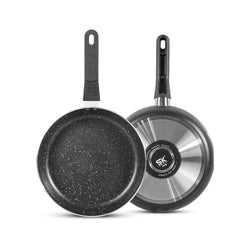 Black Marble Coated Royal Frying Pan