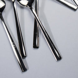 6 Pieces Stainless Steel Tea Spoons Set (Plain)