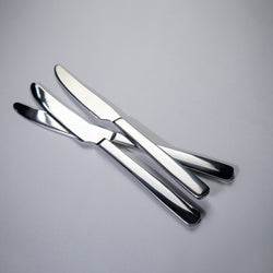 3 Piece Stainless Steel Table Knife Set (Plain)