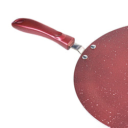 Marble Coated Tawa/Griddle - Maroon - Skcookware
