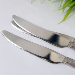 Set of 3 -  Stainless Steel Table Knife - 14 Gauged