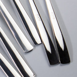 6 Pieces Stainless Steel Table Forks Set - 14 Gauged (Plain)