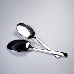 Set of 2 -  Stainless Steel Rice Spoons - (Plain)