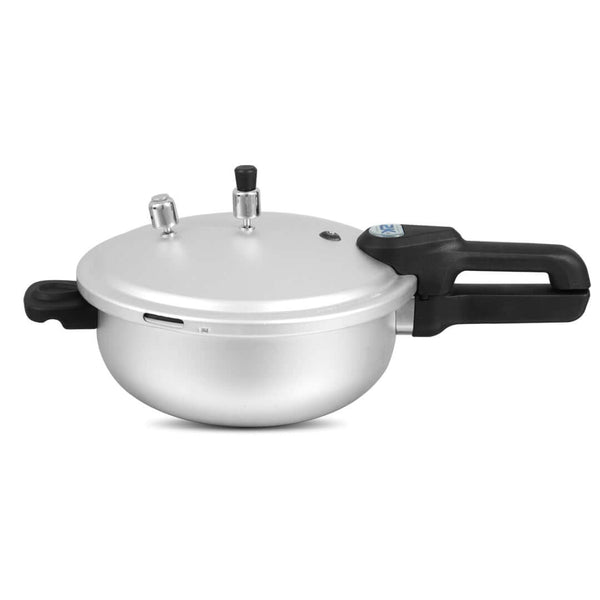 4 Liter Emerald 2-in-1 Aluminum Pressure Cooker & Karahi/Wok - skcookware