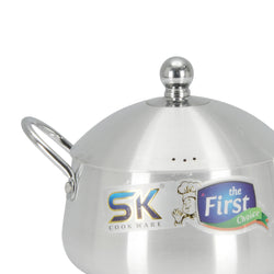 Heavy Gauged Metal Finish Belly Style Casserole