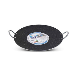 50cm Marble Coated Double Handle Tawa Black - Skcookware