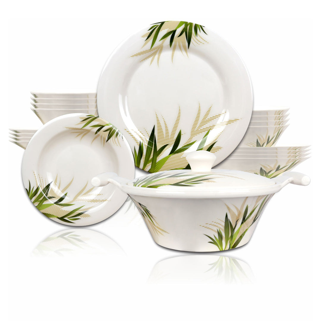 69 Pieces Melamine Double Glaze Dinnerware Set - Nukhba Series