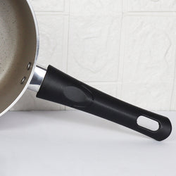 Cream Marble Coated Sauce Pan