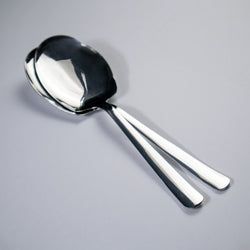 Set of 2 -  Stainless Steel Rice Spoons - (Plain)