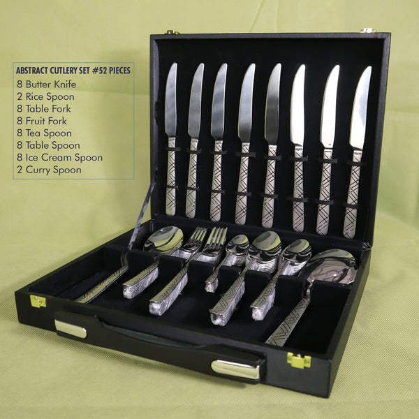 Premium Quality 52 Pieces Stainless Steel Table Spoons Gift Set