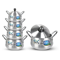 Heavy Gauged Metal Finish Casserole Belly Gift Set