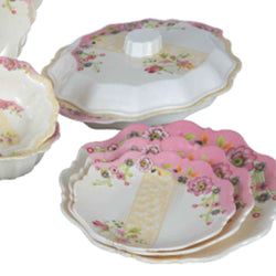 72 Pieces Opel Melamine Single Glaze Dinnerware Set - Skcookware