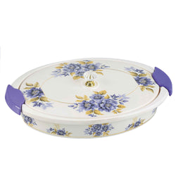 74 Pieces Double Glaze Melamine Glorious Dinnerware Set [8 Person Serving]