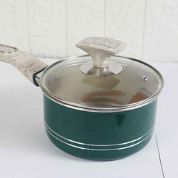 8 Pieces Victoria Non Stick Marble Coated Gift Set - Green - Skcookware