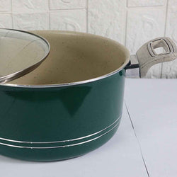 8 Pieces Victoria Non Stick Marble Coated Gift Set - Green - Skcookware