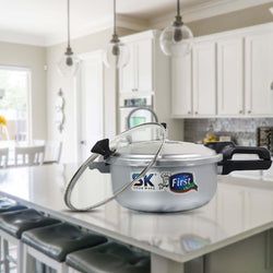 Ocean 2 in 1 Pressure Cooker with Free Glass Lid (Baigona Cooker)