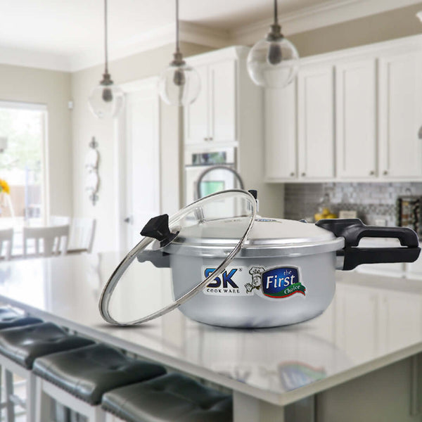 Ocean 2 in 1 Pressure Cooker with Free Glass Lid (Baigona Cooker)