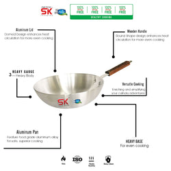 Aluminum Deep Frying Pan - skcookware