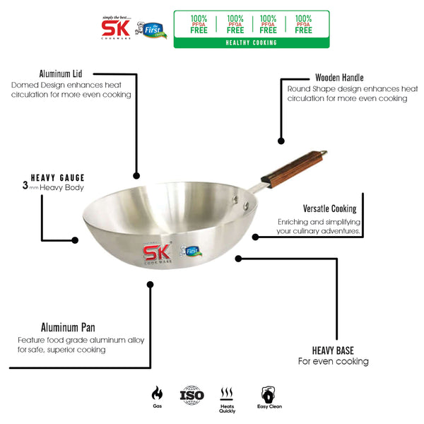 Aluminum Deep Frying Pan - skcookware
