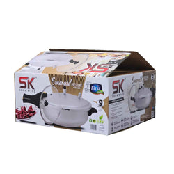 Emerald 2-in-1 Anodized Wok Pressure Cooker Free Glass Lid - Skcookware