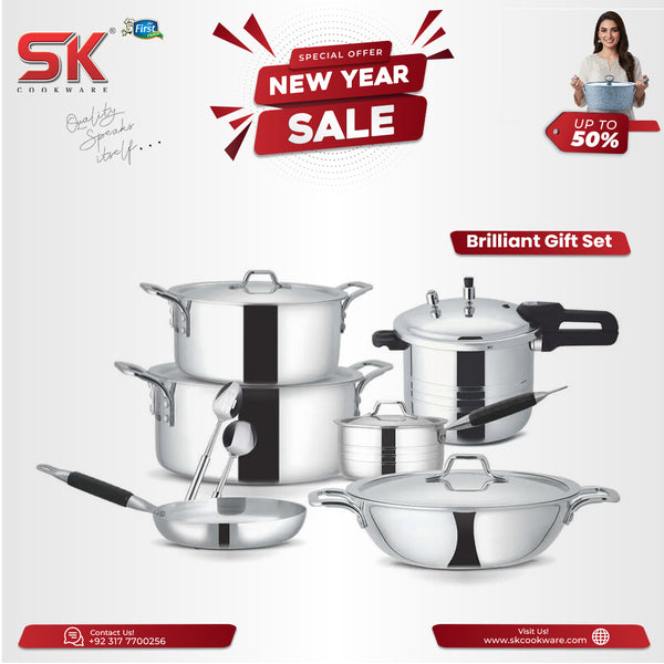 12 Pieces Brilliant Aluminum Mirror Polish Gift Set