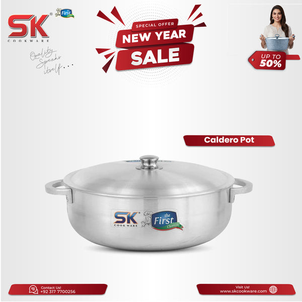 26cm Export Quality Aluminum Metal Finish Caldero Cooking Pot