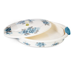 74 Pieces Double Glaze Melamine Glorious Dinnerware Set [8 Person Serving]