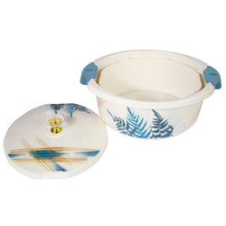 74 Pieces Double Glaze Melamine Glorious Dinnerware Set [8 Person Serving]
