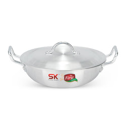Heavy Guage Aluminum Metal Finish Wok - Sk Cookware
