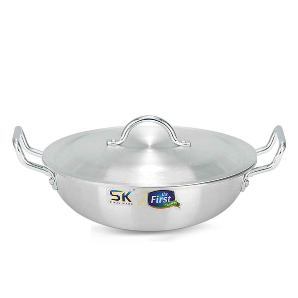Heavy Guage Aluminum Metal Finish Wok - Skcookware